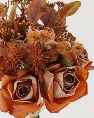 Artificial Flower 24*24*30cm Rosebud *11 bush GS-25822021-O1 Bouquet YeahFlower is one of Chinese leading OEM manufacturers and exporters , supplying the silk flowers, wholesale artificial trees