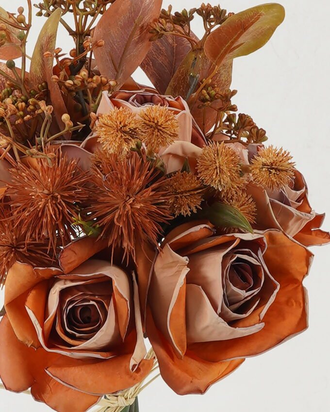 Artificial Flower 24*24*30cm Rosebud *11 bush GS-25822021-O1 Bouquet YeahFlower is one of Chinese leading OEM manufacturers and exporters , supplying the silk flowers, wholesale artificial trees