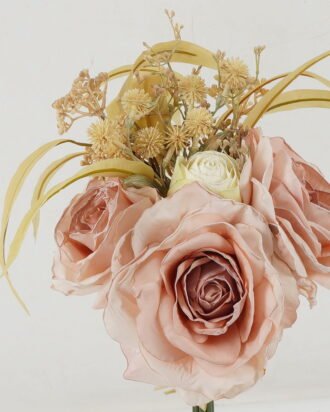 Artificial Flower 25*25*32cm Rosebud *8 bush GS-25822022-P1 Bouquet YeahFlower is one of Chinese leading OEM manufacturers and exporters , supplying the silk flowers, wholesale artificial trees