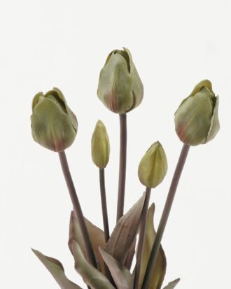 Artificial Flower 18*18*47cm Tulipa *5 bush GS-44322006-G1 Bouquet YeahFlower is one of Chinese leading OEM manufacturers and exporters , supplying the silk flowers, wholesale artificial trees