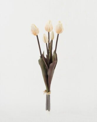 Artificial Flower 18*18*47cm Tulipa *5 bush GS-44322006-W1 Bouquet YeahFlower is one of Chinese leading OEM manufacturers and exporters , supplying the silk flowers, wholesale artificial trees