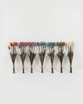 Artificial Flower 18*18*47cm Tulipa *5 bush GS-44322006 Bouquet YeahFlower is one of Chinese leading OEM manufacturers and exporters , supplying the silk flowers, wholesale artificial trees