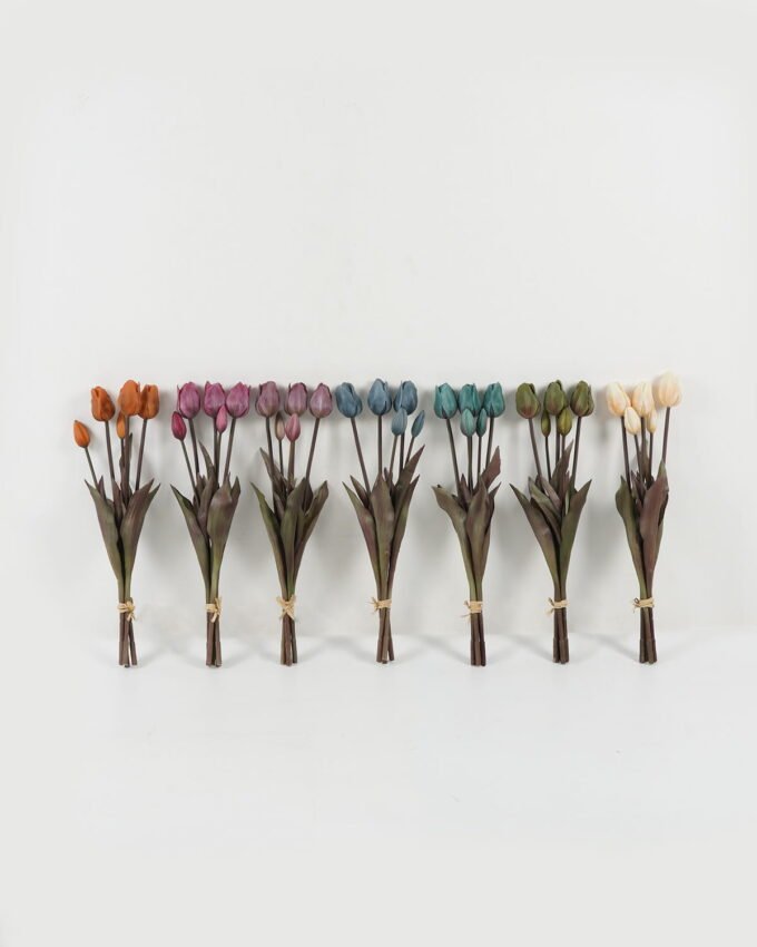 Artificial Flower 18*18*47cm Tulipa *5 bush GS-44322006 Bouquet YeahFlower is one of Chinese leading OEM manufacturers and exporters , supplying the silk flowers, wholesale artificial trees