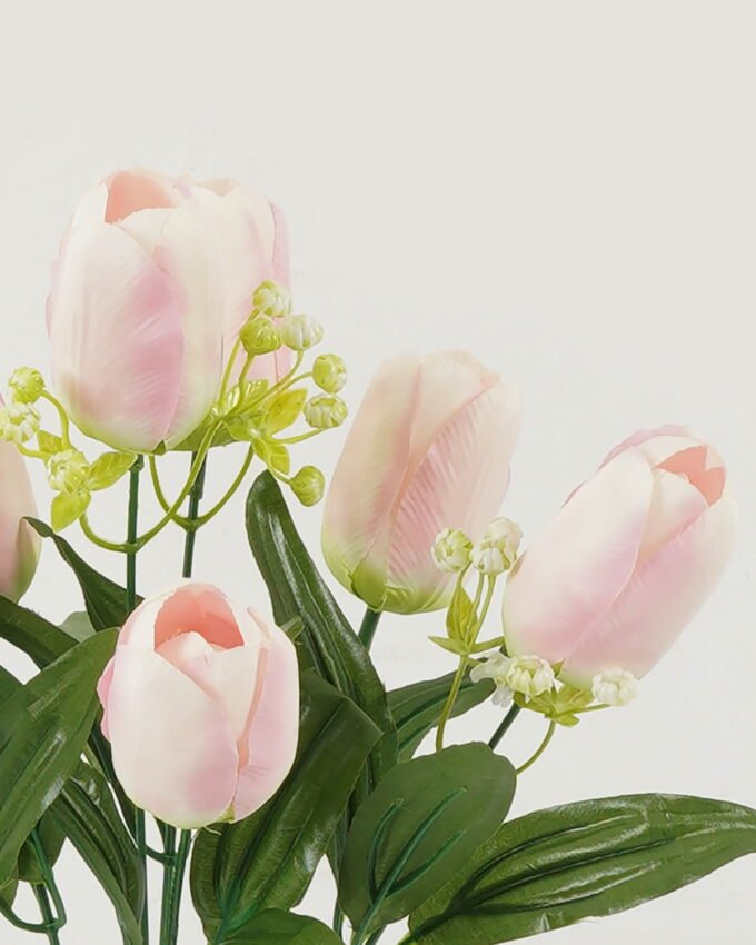 Artificial Flower 28*28*42cm Tulipa *7 bush GS-05522093-P1 Flowers Bush YeahFlower is one of Chinese leading OEM manufacturers and exporters , supplying the silk flowers, wholesale artificial trees