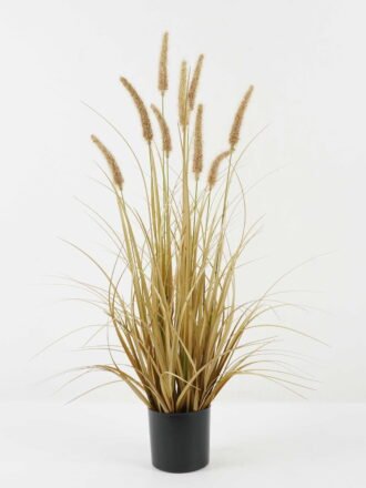 Artificial Grass 38*38*58cm Setaria grass *7 in PP pot GS-45722027 Grass&PLANT 3,000+ sqm showroom with thousands of artificial flowers, plants & trees ready for global sourcing.