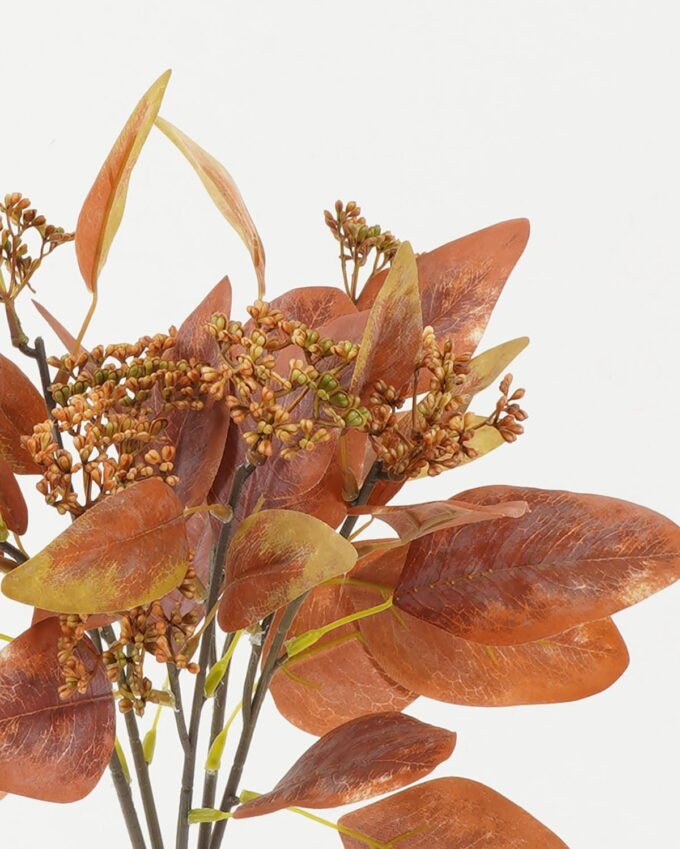 Artificial Plant 22*22*39cm Eucalyptus *5 bush GS-25822016-R1 Bouquet YeahFlower is one of Chinese leading OEM manufacturers and exporters , supplying the silk flowers, wholesale artificial trees