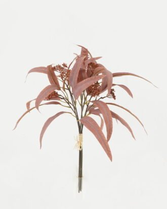 Artificial Plant 33*33*39cm Eucalyptus leaf *5 bush GS-25822018-R1 Bouquet YeahFlower is one of Chinese leading OEM manufacturers and exporters , supplying the silk flowers, wholesale artificial trees