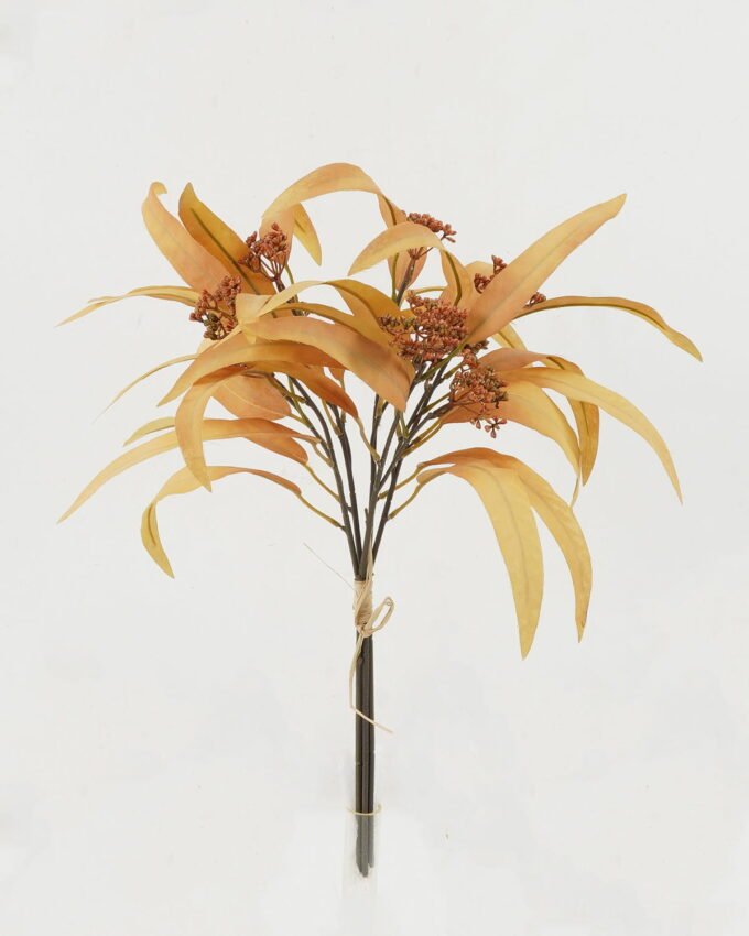 Artificial Plant 33*33*39cm Eucalyptus leaf *5 bush GS-25822018-Y1 Bouquet YeahFlower is one of Chinese leading OEM manufacturers and exporters , supplying the silk flowers, wholesale artificial trees