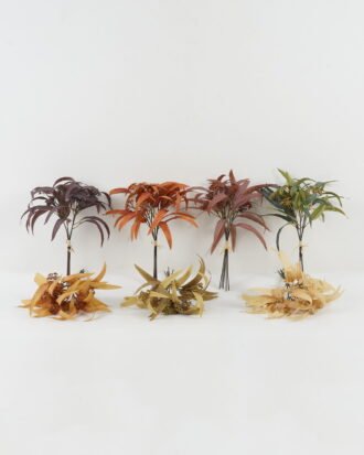 Artificial Plant 33*33*39cm Eucalyptus leaf *5 bush GS-25822018 Bouquet YeahFlower is one of Chinese leading OEM manufacturers and exporters , supplying the silk flowers, wholesale artificial trees