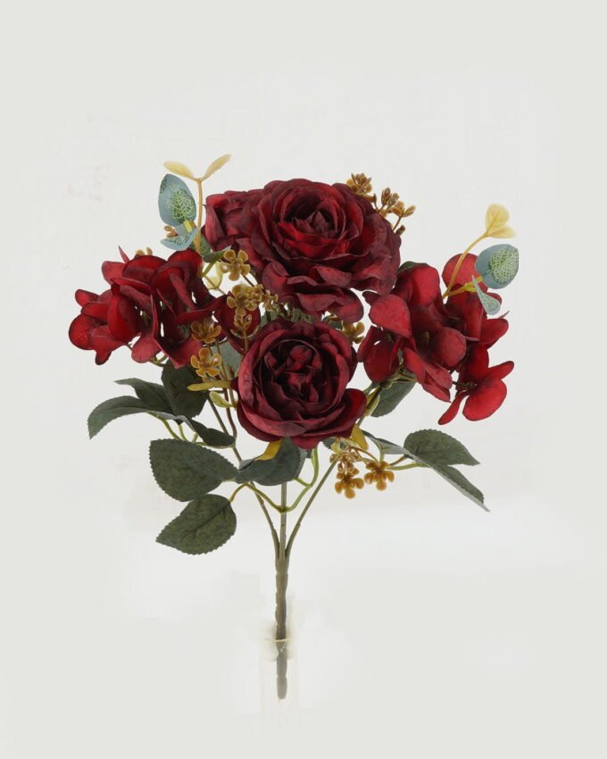 Artificial Flower 30cm Rose hush GS-31722003 Flowers Bush YeahFlower is one of Chinese leading OEM manufacturers and exporters , supplying the silk flowers, wholesale artificial trees