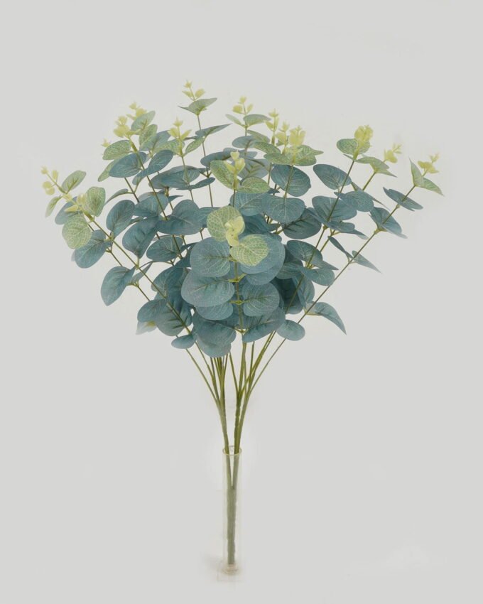 Artificial Flower 3D Print Eucalyptus 16 single stem GS-17722055_3 Artificial Flower 27*27*48cm 3D Print Eucalyptus *16 single stem GS-17722055 Flowers Bush YeahFlower is one of Chinese leading OEM manufacturers and exporters , supplying the silk flowers, wholesale artificial trees