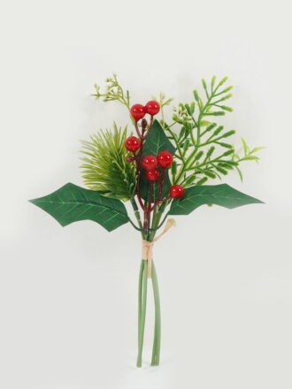 Artificial Flower 14*25cm  Poinsettia Bundle GS-52822033 Bouquet 3,000+ sqm showroom with thousands of artificial flowers, plants & trees ready for global sourcing.