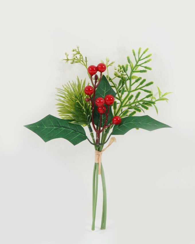 Artificial Flower 18*25cm  Berry Bundle GS-52822032 Bouquet YeahFlower is one of Chinese leading OEM manufacturers and exporters , supplying the silk flowers, wholesale artificial trees