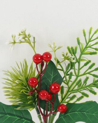Artificial Flower 18*25cm  Berry Bundle GS-52822032 Bouquet YeahFlower is one of Chinese leading OEM manufacturers and exporters , supplying the silk flowers, wholesale artificial trees