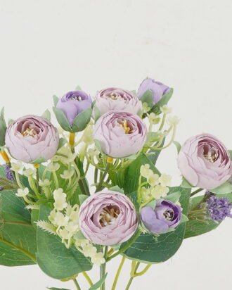 Artificial Flower 20*20*30cm  Camellia *5 bush GS-31722007-Z1 Flowers Bush YeahFlower is one of Chinese leading OEM manufacturers and exporters , supplying the silk flowers, wholesale artificial trees