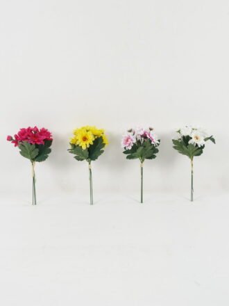 Artificial Flower 15*15*28cm Chrysanthemum *3 bundle GS-16822085-W1 Bouquet 3,000+ sqm showroom with thousands of artificial flowers, plants & trees ready for global sourcing.