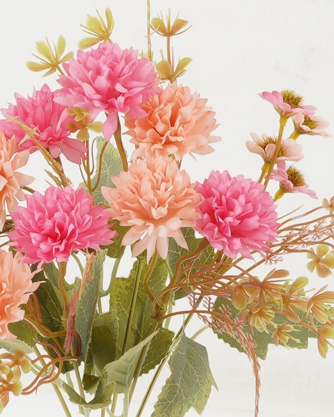 Artificial Flower 22*22*33cm Chrysanthemum *6 bush GS-64122018-P1 Flowers Bush YeahFlower is one of Chinese leading OEM manufacturers and exporters , supplying the silk flowers, wholesale artificial trees