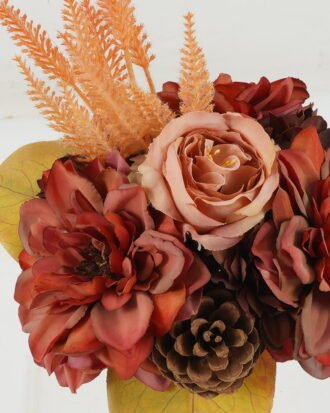 Artificial Flower 18*18*31cm Dahlia rose bush GS-27922220 Bouquet YeahFlower is one of Chinese leading OEM manufacturers and exporters , supplying the silk flowers, wholesale artificial trees