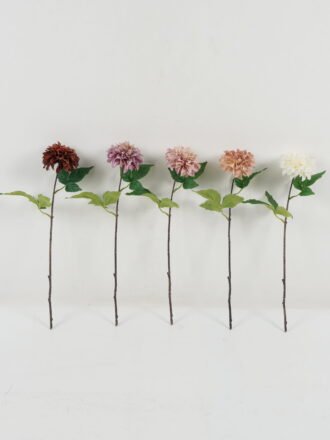 Artificial Flower 24*24*59cm Chrysanthemum *4 single stem GS-16822084-Y1 Single Flowers 3,000+ sqm showroom with thousands of artificial flowers, plants & trees ready for global sourcing.