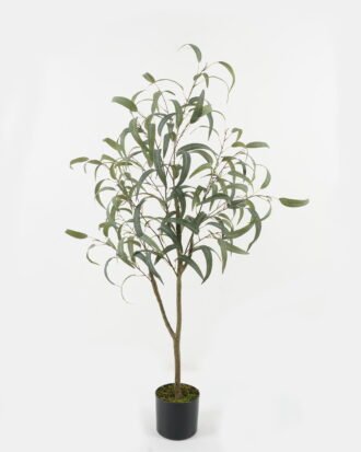 Artificial Flower 53*49*120cm Eucalyptus *5  in PP pot GS-68522001 Single Flowers YeahFlower is one of Chinese leading OEM manufacturers and exporters , supplying the silk flowers, wholesale artificial trees