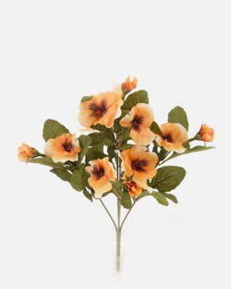 Artificial Flower 22*22*32cm Flower *5 bush GS-16822088-O1 Flowers Bush YeahFlower is one of Chinese leading OEM manufacturers and exporters , supplying the silk flowers, wholesale artificial trees