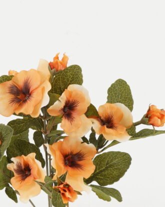 Artificial Flower 22*22*32cm Flower *5 bush GS-16822088-O1 Flowers Bush YeahFlower is one of Chinese leading OEM manufacturers and exporters , supplying the silk flowers, wholesale artificial trees