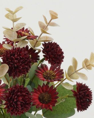 Artificial Flower 16*30cm Flower bush GS-31722004-R1 Flowers Bush YeahFlower is one of Chinese leading OEM manufacturers and exporters , supplying the silk flowers, wholesale artificial trees