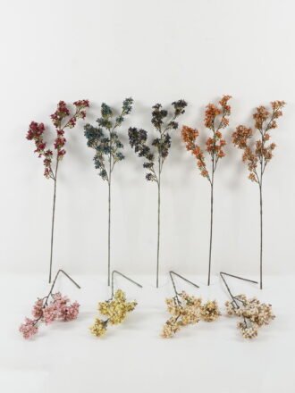 Artificial Flower 15*15*80cm Flowers *2 single stem GS-26222043-P1 Single Flowers 3,000+ sqm showroom with thousands of artificial flowers, plants & trees ready for global sourcing.