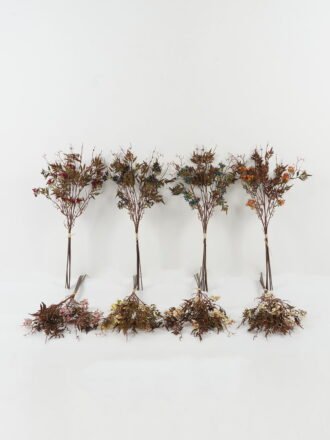 Artificial Flower 18*18*30cm Flowers *8 bush GS-26222048-Z1 Bouquet 3,000+ sqm showroom with thousands of artificial flowers, plants & trees ready for global sourcing.
