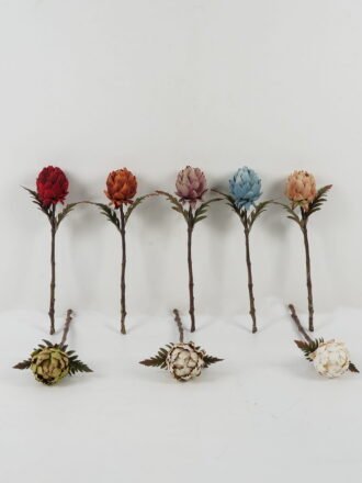Artificial Flower 18*18*37cm Lotus single stem GS-46322013-Y1 Single Flowers 3,000+ sqm showroom with thousands of artificial flowers, plants & trees ready for global sourcing.