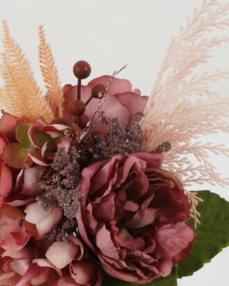 Artificial Flower 23*23*35cm Peony bush GS-27922218 Bouquet YeahFlower is one of Chinese leading OEM manufacturers and exporters , supplying the silk flowers, wholesale artificial trees