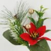 Artificial Flower 14*25cm  Poinsettia Bundle GS-52822034 Bouquet YeahFlower is one of Chinese leading OEM manufacturers and exporters , supplying the silk flowers, wholesale artificial trees