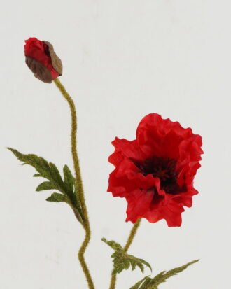 Artificial Flower 18*18*71cm Poppy *2 single stem GS-46322016DP-R1 Single Flowers YeahFlower is one of Chinese leading OEM manufacturers and exporters , supplying the silk flowers, wholesale artificial trees