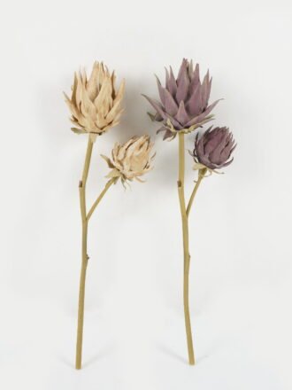 Artificial Flower 22*22*65cm Protea *2 single stem GS-10622006-Z1 Single Flowers 3,000+ sqm showroom with thousands of artificial flowers, plants & trees ready for global sourcing.