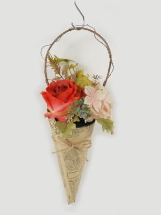 Artificial Flower 16*16*38cm Rose  Hydrangea potted flower GS-65722026-P1 Banners&Garlands 3,000+ sqm showroom with thousands of artificial flowers, plants & trees ready for global sourcing.