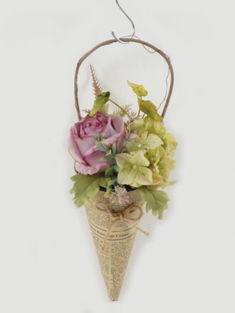Artificial Flower 16*16*38cm Rose  Hydrangea potted flower GS-65722026-R1 Banners&Garlands 3,000+ sqm showroom with thousands of artificial flowers, plants & trees ready for global sourcing.