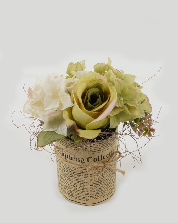 Artificial Flower Rose Hydrangea potted flower GS-65722027_3 Artificial Flower 18*18*20cm Rose Hydrangea potted flower GS-65722027 Single Flowers YeahFlower is one of Chinese leading OEM manufacturers and exporters , supplying the silk flowers, wholesale artificial trees