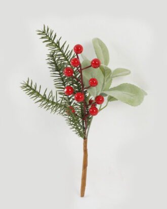 Artificial Plant 15*13*27cm Christmas pine needle single stem GS-32722001 Christmas Item YeahFlower is one of Chinese leading OEM manufacturers and exporters , supplying the silk flowers, wholesale artificial trees