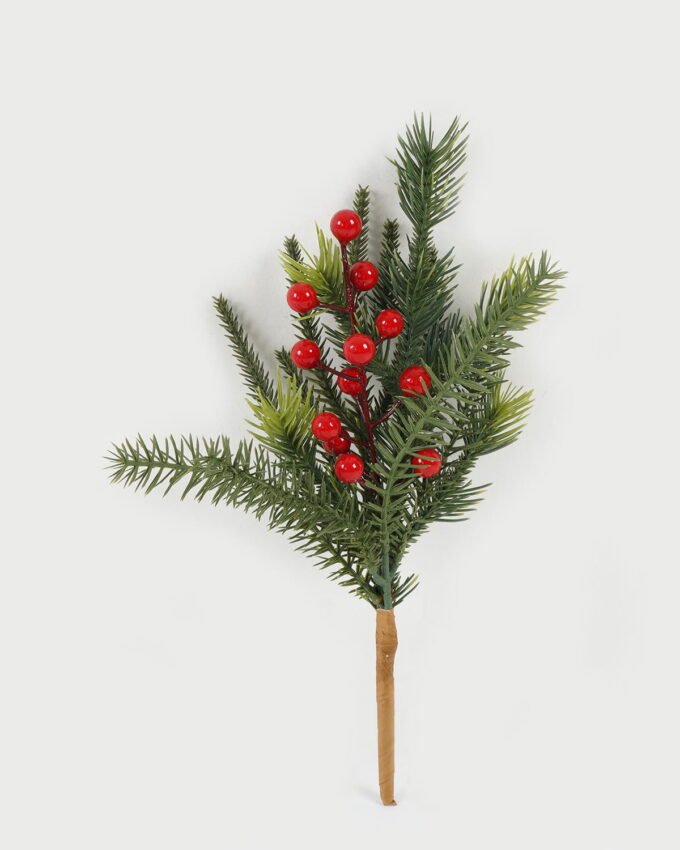 Artificial Plant 17*10*30cm Christmas pine needle single stem GS-32722003 Christmas Item YeahFlower is one of Chinese leading OEM manufacturers and exporters , supplying the silk flowers, wholesale artificial trees