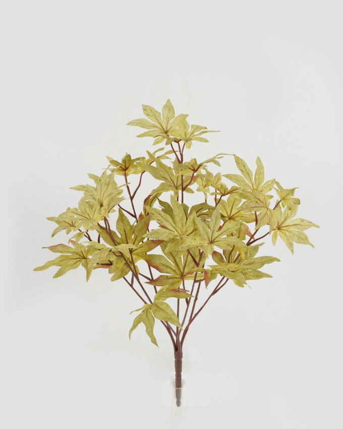 Artificial Plant 40*40*50cm Maple Leaf *4 bush GS-65722019CONTI Leaves&Sprays&Foliages YeahFlower is one of Chinese leading OEM manufacturers and exporters , supplying the silk flowers, wholesale artificial trees