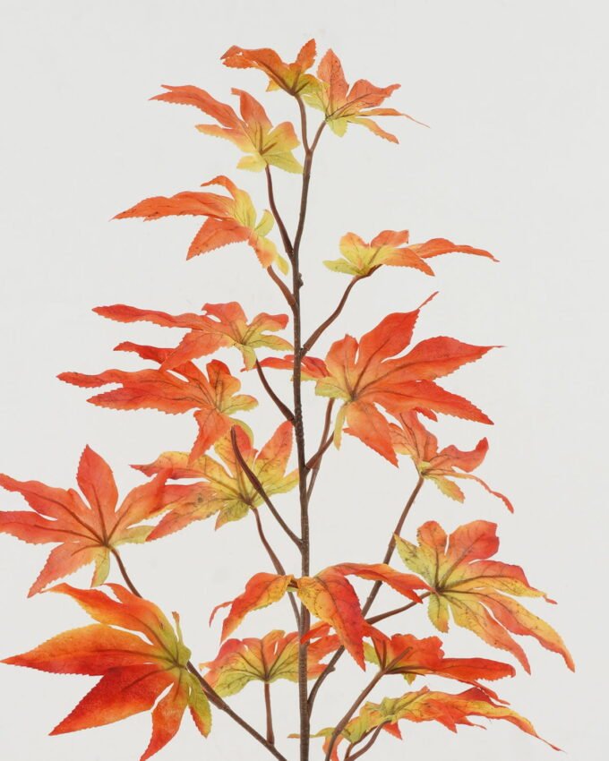 Artificial Plant 25*25*74cm Maple Leaf single stem GS-65722017CONTI Leaves&Sprays&Foliages YeahFlower is one of Chinese leading OEM manufacturers and exporters , supplying the silk flowers, wholesale artificial trees