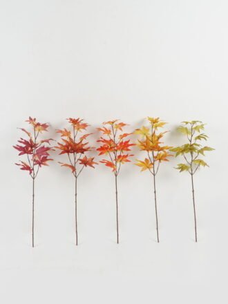 Artificial Plant 18*18*64cm Maple Leaf single stem GS-65722018CONTI-G1 Leaves&Sprays&Foliages 3,000+ sqm showroom with thousands of artificial flowers, plants & trees ready for global sourcing.