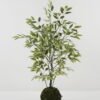 Artificial Tree 85cm 6 inch grass ball mini white border banyan GS-30422063 Tree&Plant YeahFlower is one of Chinese leading OEM manufacturers and exporters , supplying the silk flowers, wholesale artificial trees