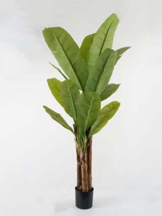 Artificial Tree 95*95*160cm Banana tree *2 in PP pot GS-67722013 Tree&Plant 3,000+ sqm showroom with thousands of artificial flowers, plants & trees ready for global sourcing.