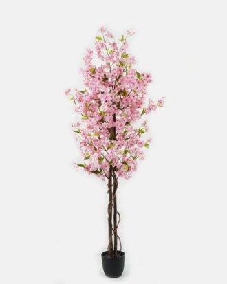 Artificial Tree 80*70*180cm Cherry tree *2  in PP pot GS-30422120 Tree&Plant YeahFlower is one of Chinese leading OEM manufacturers and exporters , supplying the silk flowers, wholesale artificial trees
