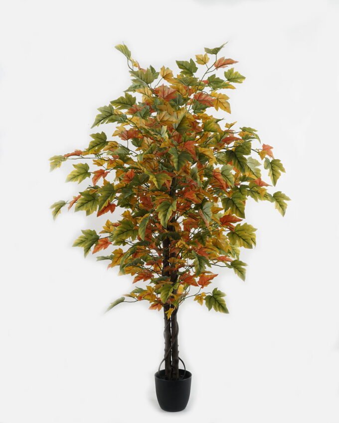 Artificial Tree 100*90*179cm Maple Leaf  *2 in PP pot GS-30422122 Tree&Plant YeahFlower is one of Chinese leading OEM manufacturers and exporters , supplying the silk flowers, wholesale artificial trees