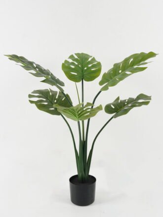 Artificial Tree 85*85*120cm Monstera deliciosa  in PP pot GS-67722021 Tree&Plant 3,000+ sqm showroom with thousands of artificial flowers, plants & trees ready for global sourcing.