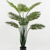 Artificial Tree 85*85*120cm Monstera deliciosa  in PP pot GS-67722021 Tree&Plant YeahFlower is one of Chinese leading OEM manufacturers and exporters , supplying the silk flowers, wholesale artificial trees