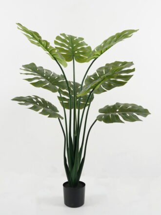 Artificial Tree 50*50*85cm Monstera deliciosa  in PP pot GS-67722019 Tree&Plant 3,000+ sqm showroom with thousands of artificial flowers, plants & trees ready for global sourcing.