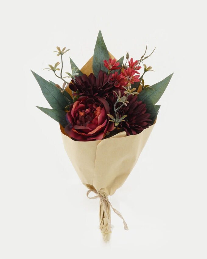 Dried Flowers 23*15*35cm Chrysanthemum Rose  *5 bouquet with PP wrapped GS-16822081-R1 Bouquet YeahFlower is one of Chinese leading OEM manufacturers and exporters , supplying the silk flowers, wholesale artificial trees